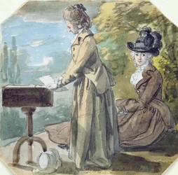 Lady Francis Scott and Lady Elliot, c.1770